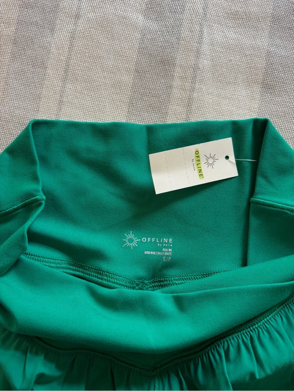 OFFLINE by Aerie Green Crossover Shorts - Picture 5 of 5
